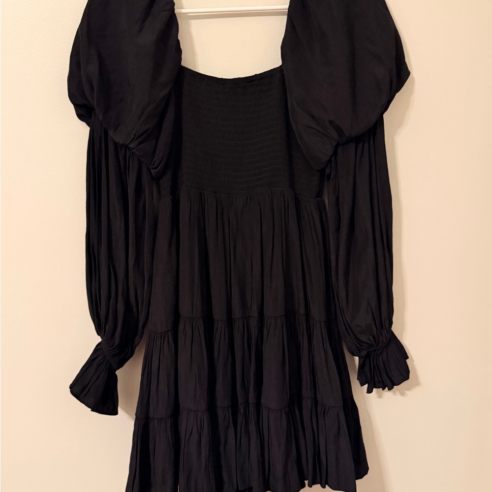 Mustard Seed Black Long Sleeve Dress - Picture 5 of 5
